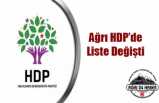 Ağrı Hdp de Liste Değişti