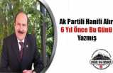 Hanifi Alır 6 Yıl Önce 24 Haziran Seçimlerini Yazmış