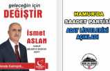 Hamur'sa Saadet Partisi Aday Listelerini Açıkladı