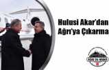 Hulusi Akar'dan Ağrı'ya Çıkarma