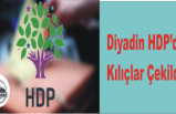 Diyadin HDP de Kılıçlar Çekildi