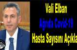 Vali Elban Ağrıda Corona Virüs Hasta Sayısını Açıkladı