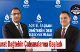 Murat Dağtekin Teşekkürle Başladı