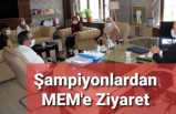 Şampiyonlar Ağrı MEM'i Ziyaret Etti