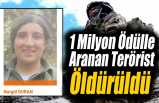 1 Milyon Ödülle Aranan PKK'lı Öldürüldü