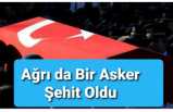 Ağrı da Bir Asker Şehit Oldu Bir Yaralı