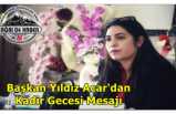 Doğubayazıt Belediye Başkanı Yıldız Acar'dan Kadir Gecesi Mesajı