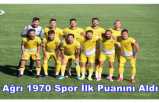 Ağrı 1970 Spor Puanla Tanıştı