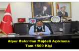 Ağrı'nın Kaymakam Belediye Başkanından Müjdeli Açıklama ''Tam 1500 Kişi''