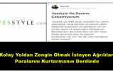 Ağrılılar Yesstyle de Mağdur Oldular