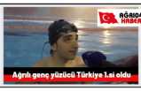 Engelli Yüzmede Ağrılı Sporcu Türkiye Şampiyonu Oldu