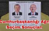 Cumhurbaşkanlığı 2. Tur Ağrı Seçim Sonuçları