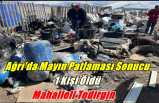 Ağrı'da Mayın Patlaması Sonucu 1 Kişi Öldü