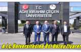 YÖK Başkanı Prof. Dr. Erol Özvar ve  IC Holding Yönetim Kurulu Başkanı  İbrahim Çeçen,  Ağrı İbrahim Çeçen Üniversitesi’ni Ziyaret Etti