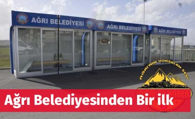 Ağrı Belediyesinden Bir ilk