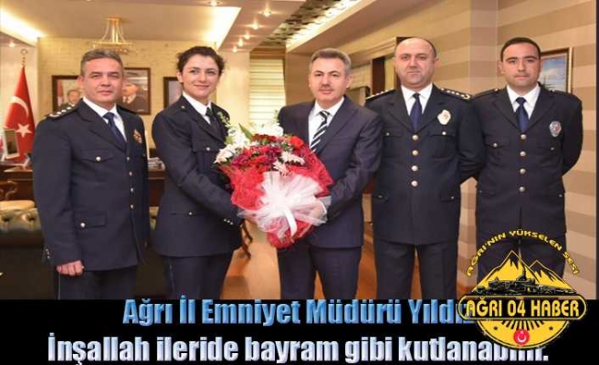 Ağrı da Polis Teşkilatının 173. yılı törenlerle kutlandı