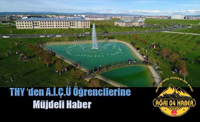 A.İ.Ç.Ü Öğrencilerine THY'den Müjdeli Haber