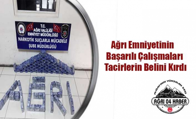 Ağrı da 66 Kilo Eroin Yakalandı