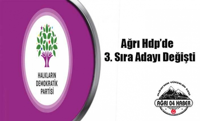 Ağrı Hdp'de  3. Sıra Patnos'a