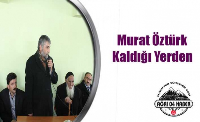 Murat Öztürk Adaylık Başvurusu Yaptı
