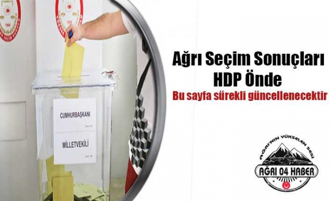 Ağrı Seçim Sonuçları