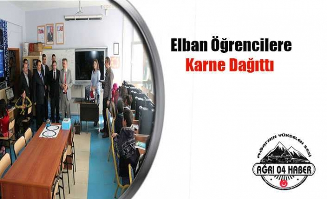 Ağrılı Öğrencilerin Karne Sevinci