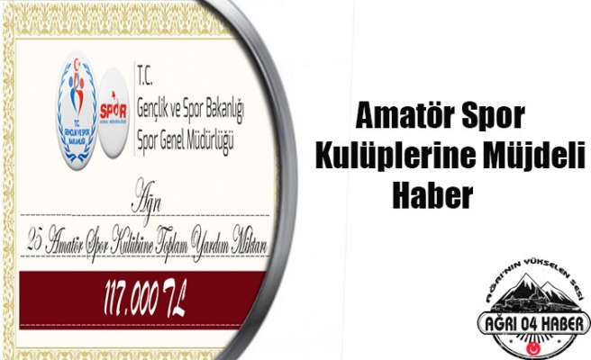 Ağrılı Kulüplere Para Yardımı