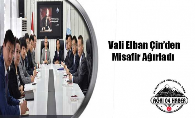 Elban Çin Büyükelçisini Ağırladı