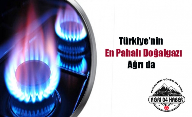 En Pahalı Doğalgaz Ağrı da