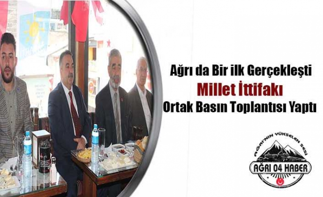 Hatunoğlu ve Tokar Ortak Basın Toplantısı Yaptı