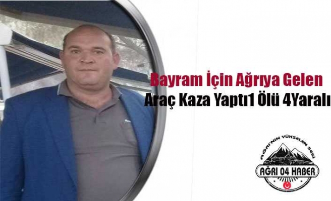 İnşaat İşçileri Kaza Yaptı 1 Ölü,3 Yaralı