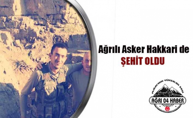 Ağrı'ya Şehit Ateşi Düştü