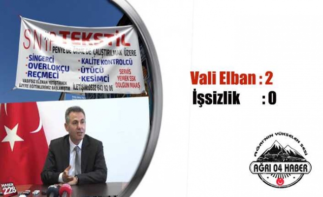 Elban'ın Projesi İşsizliği Yeniyor