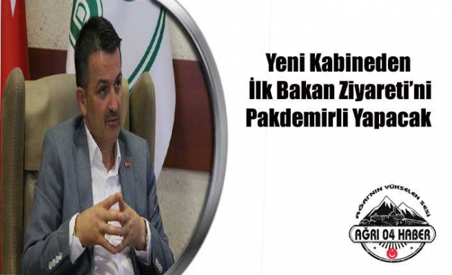 Ağrı'ya Bakan Düzeyinde İlk Ziyaret