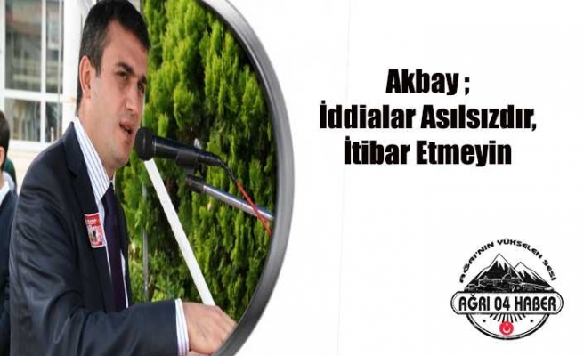 Cem Afşin Akbay İddialara Cevap Verdi