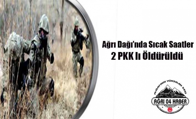 Ağrı da 2 PKK lı Öldürüldü