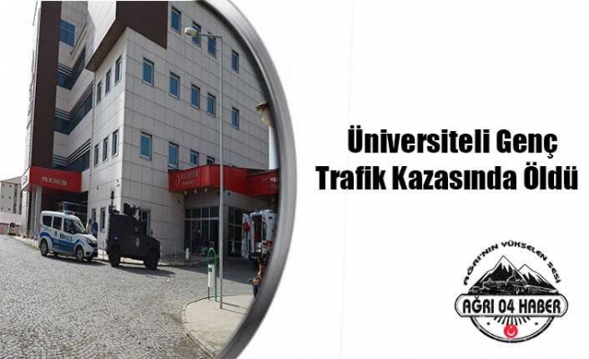 Ağrı da Trafik Kazası 1 Ölü