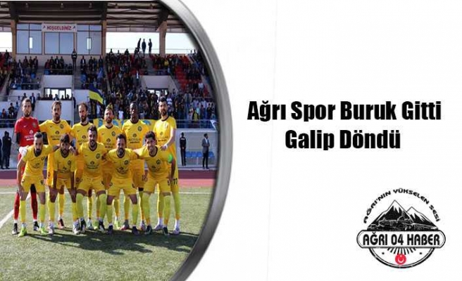 Ağrı Spor Her Şartta Kazanıyor