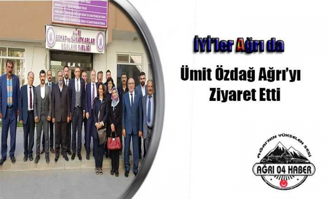 Ümit Özdağ Ağrı'da 2 İlçe Belediyesini Alacağız