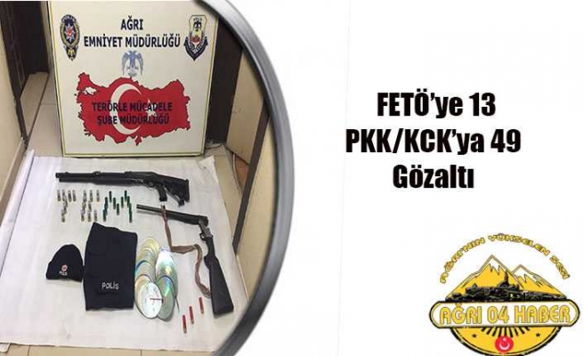 Ağrıda Rekor Gözaltı