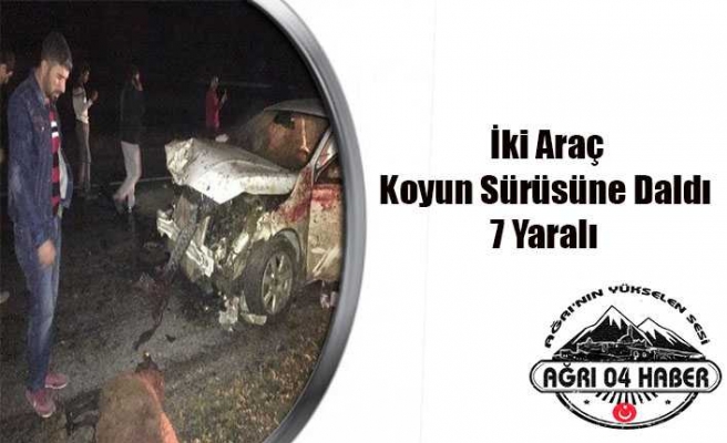 Ağrı da Trafik Kazası 7 Yaralı