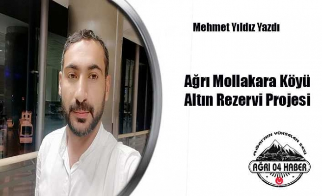 Ağrı ''Mollakara'' Altın Rezervi Projesi