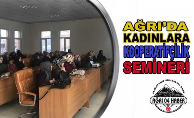 Belediyeden Kadınlara yönelik Kooparatifcilik Semineri.