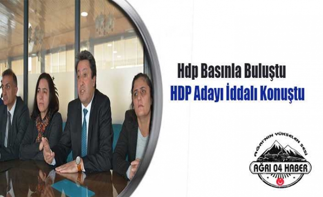 HDP Adayı İddialı Konuştu