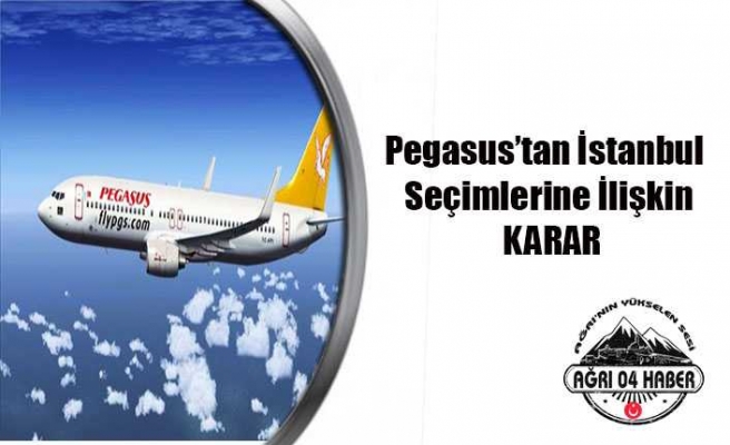 Pegasus İstanbul Seçimleri İçin Duyuru Yaptı