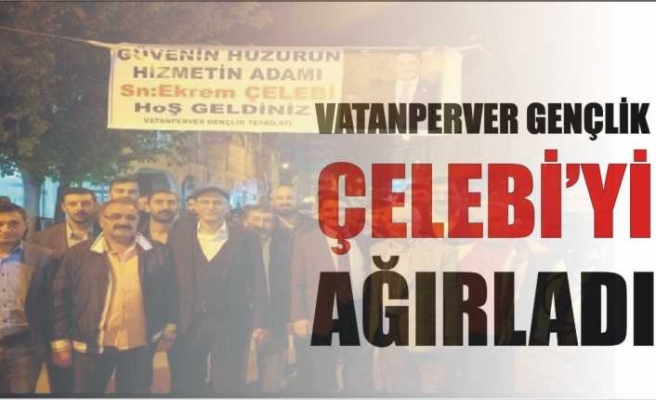 Vatanperver' Gençlik'ten Pankartlı Karşılama