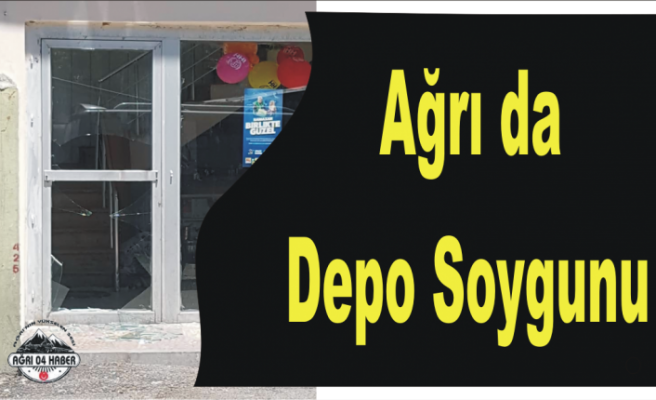 Ağrıda Pes Dedirten Soygun