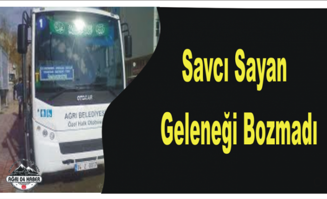 Sayan Geleneği Bozmadı