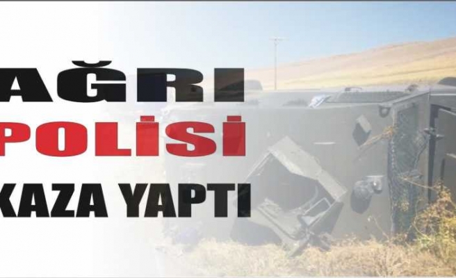 Ağrı Polisi Kaza Yaptı