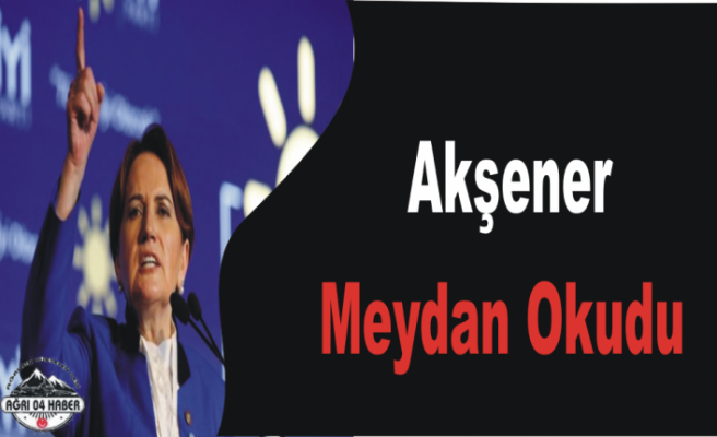 Akşener Türk Siyasetinde İlke İmza Attı